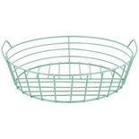 Draadmand DYLAN - Mintgroen - Metaal - Rond - Ø 25 x h 9 cm