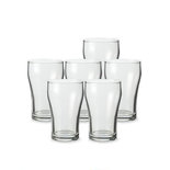 Kleine Cola glazen - Transparant - Glas - Set van 6 - 21 cl