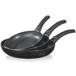 Bergner Cuisine koekenpannenset - Zwart - 3-delig