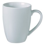 Koffiekop / Mok - Wit - 29 cl - Porselein - Set van 4