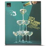 Royal Leerdam - Let's Pop champagne glazen - Transparant - Set van 10