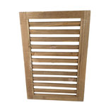 Louvre Shutter Paneel - Bruin - Hout - 35 x 52.5 x 1.5 cm - Rechthoek