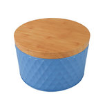 Opbergblik met patroon JENS - Blauw - Maat L