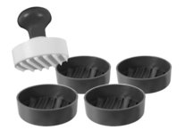 Gusta BBQ mini hamburgermaker - Grillin' & Chillin' 5-delig