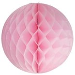 Honeycomb pompom - Roze - Rond - 15 cm