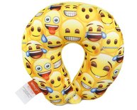 Emoji nekkussen - Geel - 27x24 cm