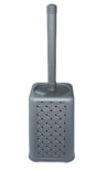 WC borstel + houder ALFONS - Grijs - Kunststof - 40 x 13 cm - Toiletborstel