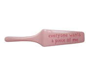 _Taartschep met tekst - Roze - 25 x 6 x 2.5 cm _Taartschep met tekst - Roze - 25 x 6 x 2.5 cm