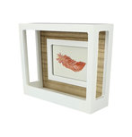 Fotolijst NIKKI - Wit - Hout / Glas - 25 x 20 x 8 cm - Rechthoek Fotolijst NIKKI - Wit - Hout / Glas - 25 x 20 x 8 cm - Rechthoek