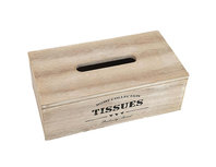 Tissuebox met tekst HERMEN - Bruin / Zwart - Hout - 25 x 14 x 9 cm Tissuebox met tekst HERMEN - Bruin / Zwart - Hout - 25 x 14 x 9 cm