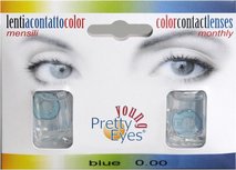Pretty eyes kleurlenzen - Blauw - Set van 2 Pretty eyes kleurlenzen - Blauw - Set van 2