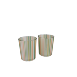 Theelichthouder AAFKE - Set van 2 - Multicolor - Glas - Ø 6.5 x h 5.5 cm Theelichthouder AAFKE - Set van 2 - Multicolor - Glas - Ø 6.5 x h 5.5 cm
