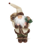 Kerstman pop - Beige - Groen - 30 cm Kerstman pop - Beige - Groen - 30 cm