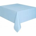 Tafelkleed - Lichtblauw - Plastic - 137x274cm Tafelkleed - Lichtblauw - Plastic - 137x274cm