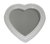 Spiegel HILOUTJE - Hart - Wit - 30 x 30.5 cm Spiegel HILOUTJE - Hart - Wit - 30 x 30.5 cm