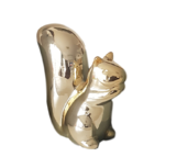 Beeld Eekhoorn SAM - Goud - 11 cm Beeld Eekhoorn SAM - Goud - 11 cm