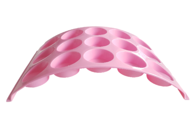 12-Muffin standaard YOURI - Roze - Kunststof