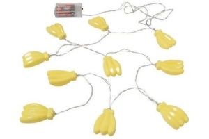 Banaan lichtsnoer - Groen / Rood - 235 cm - LED slinger