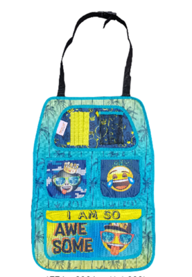 Emoji Auto Organiser - Groen - 40 x 60 cm