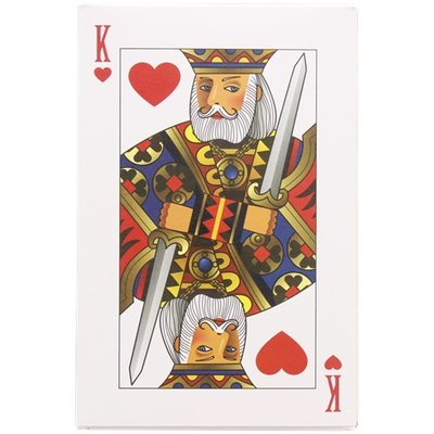 Speelkaarten XL - Multicolor - Karton - 12,5 x 19 cm