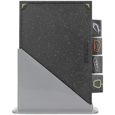 Snijplanken set met houder - Multicolor - 5 delig - Vis, Groenten, Vlees, Overig