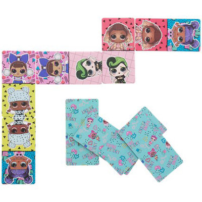 L.O.L. Surprise Domino - Multicolor - 28 kaartjes - Spel