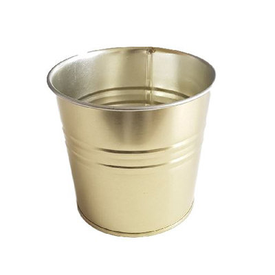 Bloempot ARNE - Goud - Metaal - Ø 11 x h 10 cm