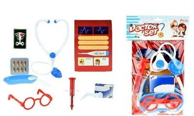 Dokterset II - Multicolor - 9 delig