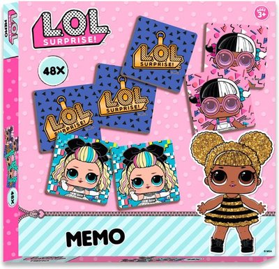 L.O.L. Surprise Memory - Multicolor - Karton - 48 kaartjes - Spel