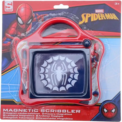 Spider-man Magnetisch Tekenbord - Bauw / Rood - Kunststof