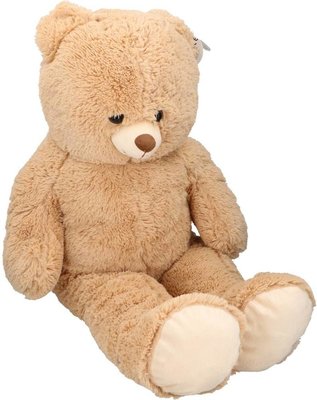 Beer pluche - Bruin - 100 cm