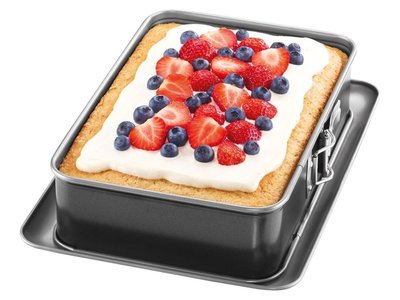 Zenker Taartbakvorm TESSA - Zwart - 28 x 18 x 7 cm - Springvorm - Non Stick