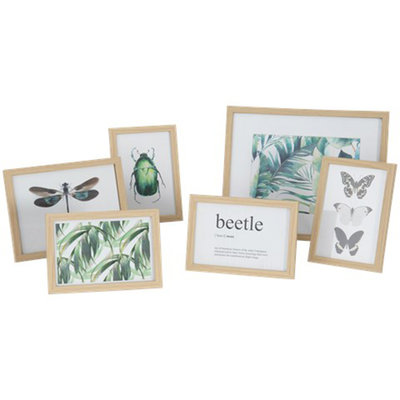 Fotolijsten ZWAANTJE - Bruin - Set van 6
