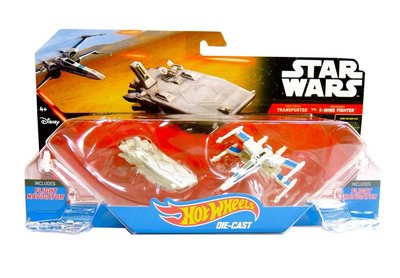 Hot Wheels Star Wars Transporter vs X-Wing Fighter - Multicolor - Kunststof