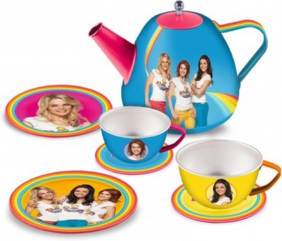 K3 Theeservies - Multicolor - Aluminium - 14 delig