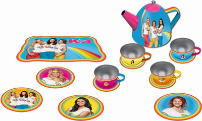 K3 Theeservies - Multicolor - Aluminium - 14 delig
