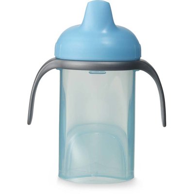 Difrax Antilek tuitbeker - 250 ml harde tuit - Blauw