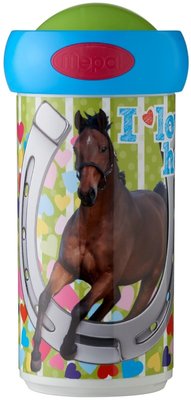 Mepal Campus schoolbeker 300 ml - Multicolor - My Favourite horse - Ø 7 x 15 cm