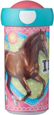 Mepal Campus schoolbeker 300 ml - Multicolor - My horse - Ø 7 x 15 cm