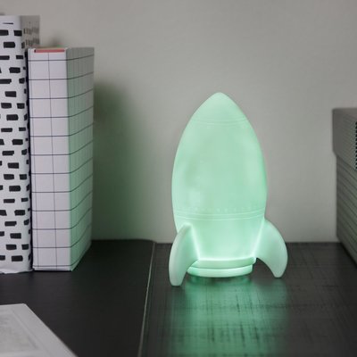 Smartwares IDE-60002 LED kinderlamp raket - Wit - Kunststof