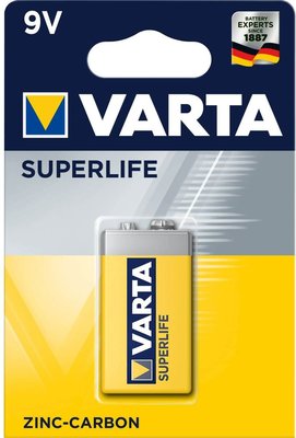 Varta 9V Superlife Batterij - 1 stuk