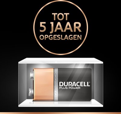 Duracell Plus Power 9V Batterijen - 2 stuks