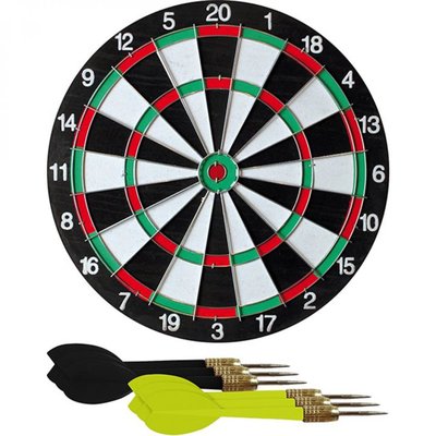 XQ Dartbord Michael van Gerwen Incl. 6 pijlen - Ø 43 cm