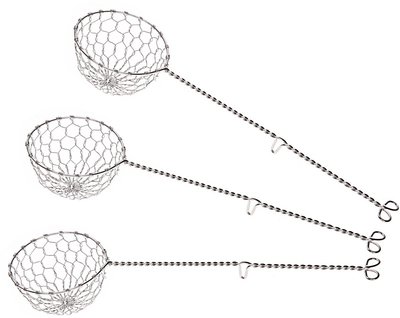 Cosy & Trendy Fonduenet - Zilver - RVS - 23 cm - Set van 3