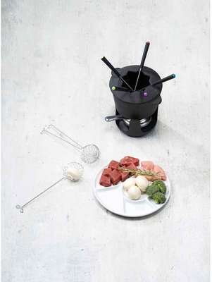 Cosy & Trendy Fonduenet - Zilver - RVS - 23 cm - Set van 3