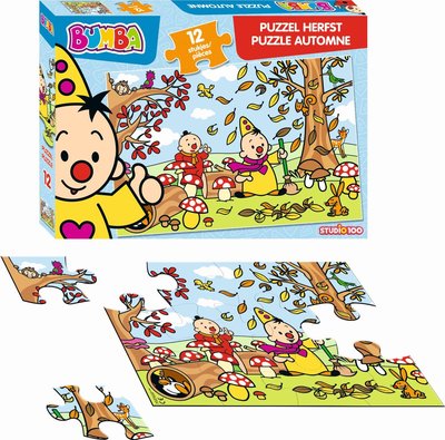 Bumba puzzel - Herfst - 12 stukjes
