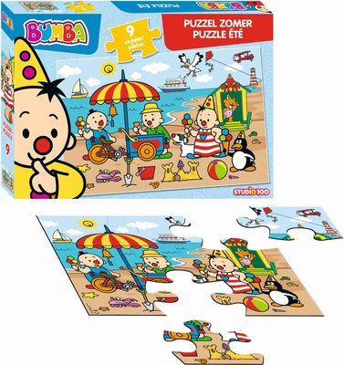 Bumba puzzel - Zomer - 9 stukjes