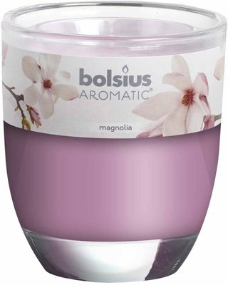 Bolsius geurkaars in glas - Magnolia - Ø 9 x h 6.3 cm