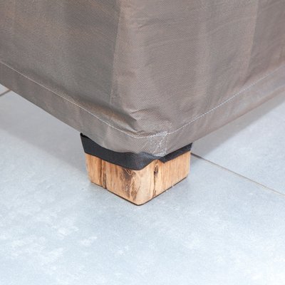 AllSeasons Covers Tuinsethoes - Antraciet - Kunststof - 185 x 105 x 75 cm