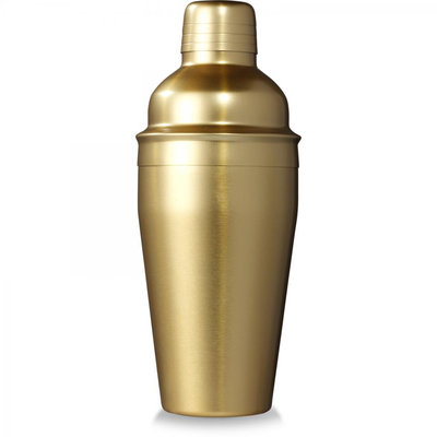 Cocktailshaker QUINTY - Goud - RVS - Ø 8.2 x h 20 cm